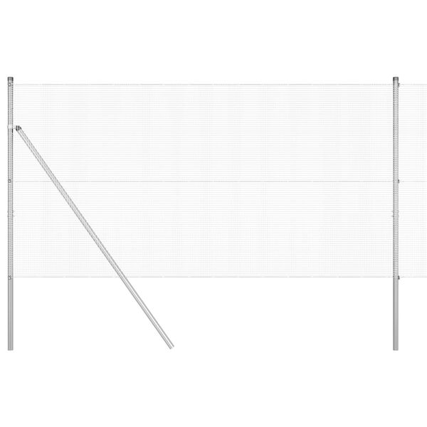 vidaXL Aiapost H&otilde;bedane 50 x 1,2 m (12 x 12 mm v&otilde;rgu) Teras