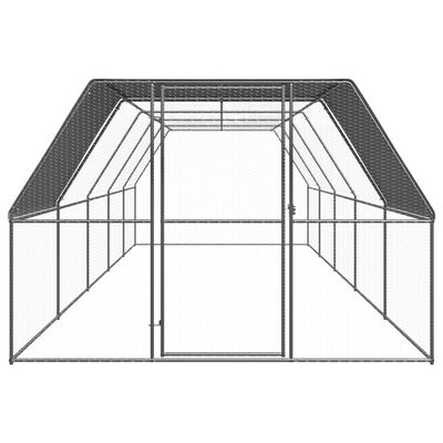 vidaXL kanapuur, 3 x 10 x 2 m, tsingitud teras