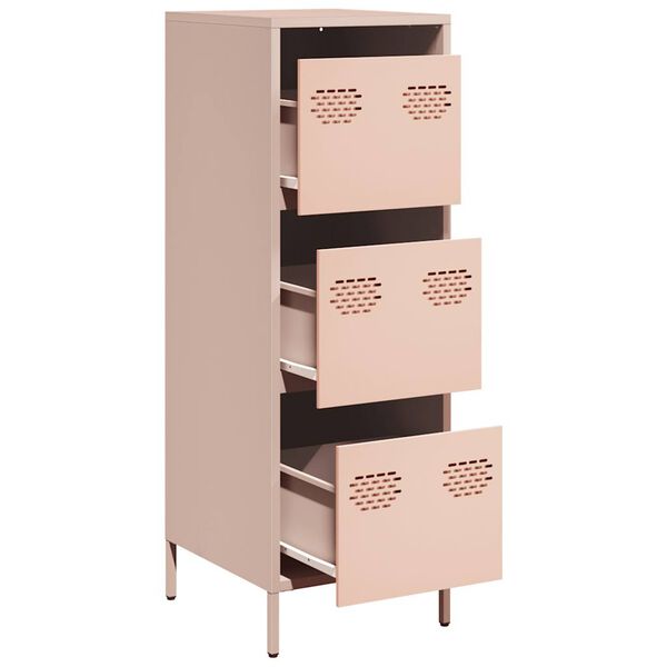 vidaXL Highboard Roosa 39x35x103,5 cm Teras