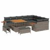 vidaXL Aia Diivanikomplekt padjaga 13 pcs Hall pol&uuml;rotang