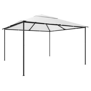 vidaXL lehtla 4 x 4 x 3 m, valge 180 g/m&sup2;
