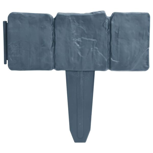 vidaXL plastist aia / muru kivi&auml;&auml;ris 41 tk 10 m