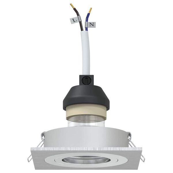 vidaXL Spotivalgus 12 pcs H&otilde;bedane 9 x 9 x 2 cm Alumiinium