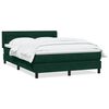 vidaXL Box Vedruvoodi madratsiga Tumeroheline 160x220 cm samet