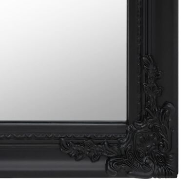 vidaXL eraldiseisev peegel, must, 40 x 160 cm