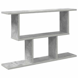 vidaXL Seinariiul Betoonhall 80 x 15 x 50,5 cm Tehispuit