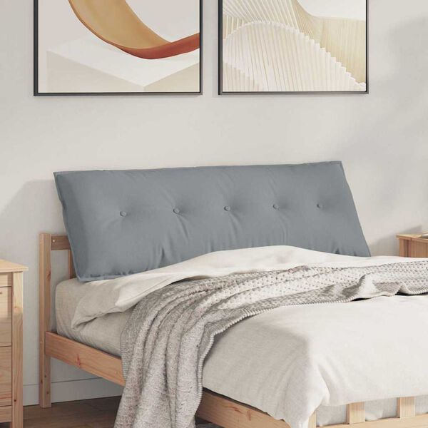 vidaXL Seljatugi padi Helehall 140 x 19 x 50 cm kangas