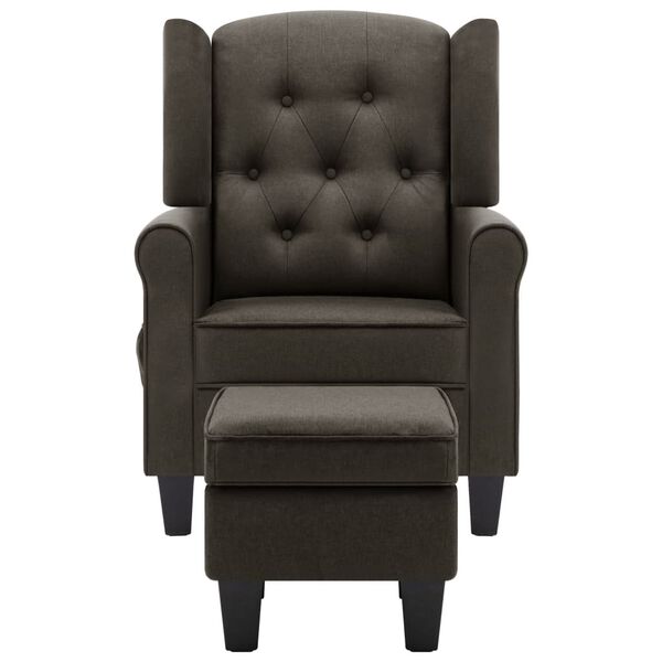 vidaXL massaažitool jalapingiga, pruunikashall, kangas