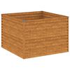 vidaXL taimekast, 100 x 100 x 69 cm, Corten-teras