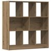 vidaXL raamatukapp Artisan tamm 97,5x29,5x100 cm ehituspuit