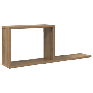 vidaXL Seinale kinnitatavad riiulid Artisan tamm 80 x 15 x 30 cm