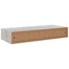 vidaXL sahtliga seinariiulid, 2 tk, betoonhall, 60x23.5x10cm, MDF