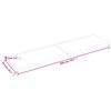 vidaXL lauaplaat, tumepruun, 200x50x(2-6) cm, töödeldud tammepuit