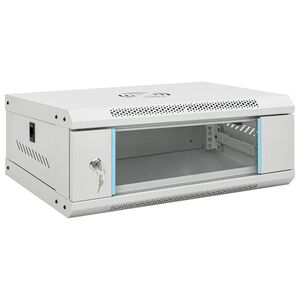 vidaXL 4U seinale paigaldatav serverikapp 19" IP20, 53 x 40 x 21 cm