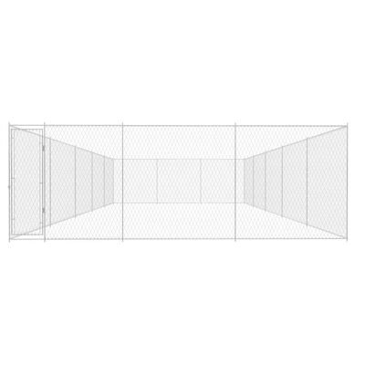 vidaXL koeraaedik, tsingitud teras, 950x570x185 cm