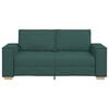 vidaXL kahekohaline diivan, tumeroheline, 180x78x84 cm, kangas