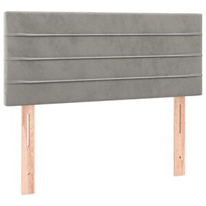 vidaXL voodipeats, helehall, 80x5x78/88 cm, samet