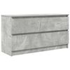 vidaXL telerikapp Betoonhall 100x35x54 cm Engineered Wood