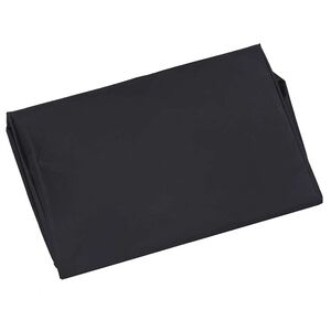 vidaXL aiak&auml;ru vooder, must, 81x41x21 cm, kangast