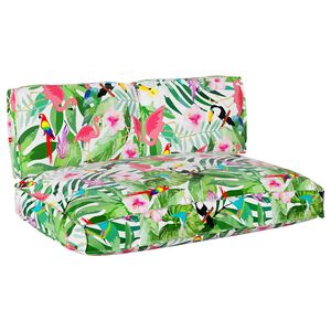 vidaXL Padjakomplekt Lilled 3 pcs Mitmev&auml;rviline Oxfordi kangas