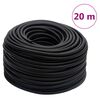 vidaXL h&uuml;briid &otilde;huvoolik, must, 0,6" 20 m, kumm ja PVC