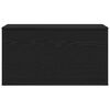 vidaXL Salvestuskarp ladustamisega Must tamm 84 x 42 x 46 cm Tehispuit