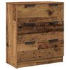 vidaXL puhvetkapid 3 tk Vana puit 60x30x70 cm Engineered Wood