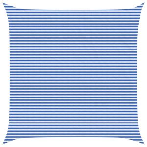 vidaXL P&auml;ikesetelgi sail Sinine ja Valge 7 x 7 m HDPE