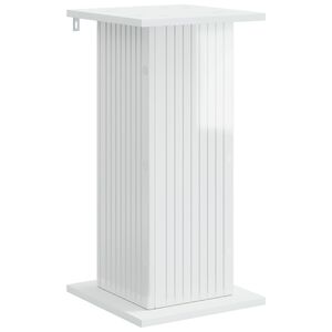 vidaXL Taimede alus K&otilde;rgl&auml;ikega valge 30,5 x 30 x 60,5 cm Tehispuit