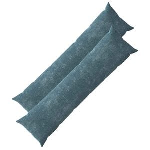 vidaXL Diivanipadi 2 pcs HEERLEN Sinine 40 x 145 cm &Scaron;en&uuml;&uuml;lfabric