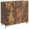 vidaXL K&otilde;ide Suitsutatud tamm 89 x 34,5 x 82 cm Tehispuit