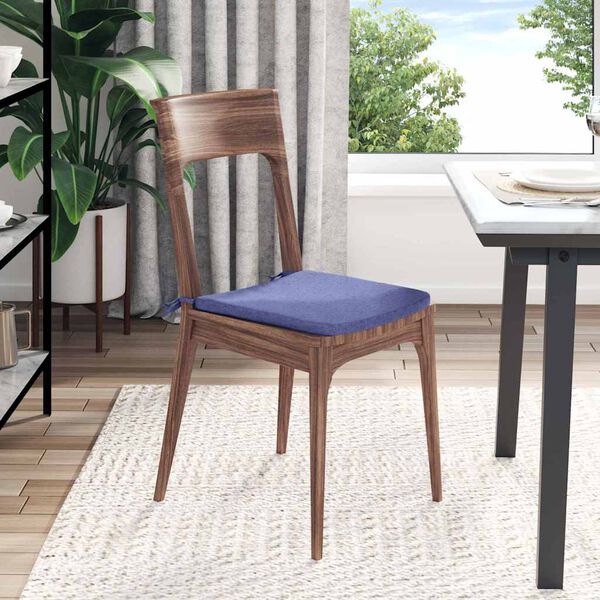 vidaXL Istumispatjad 4 pcs Jeans sinine 40 x 40 x 3 cm kangas