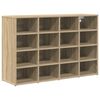 vidaXL Kinga kapp riiuliga Sonoma tamm 103 x 30 x 67 cm Tehispuit