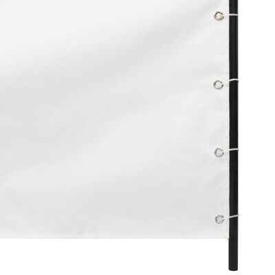 vidaXL rõdusirm, valge, 160 x 240 cm, Oxfordi kangas