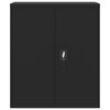 vidaXL dokumendikapp, must, 90x40x145 cm, teras