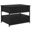 vidaXL Kohvilaud sahtliga Must tamm 70 x 50 x 54.5 cm Tehispuit