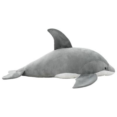 vidaXL delfiin, plüüs, hall