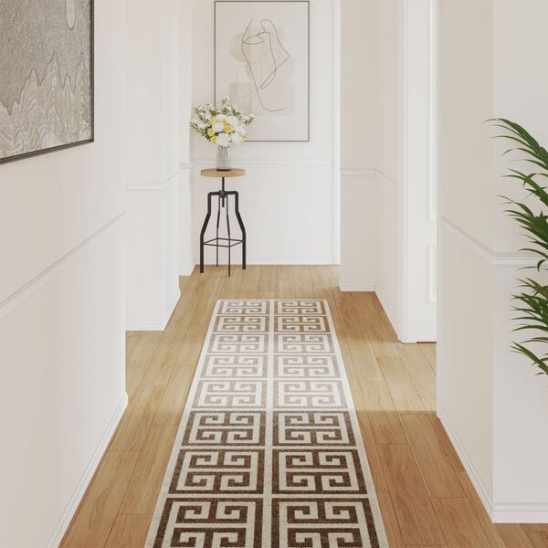 vidaXL toa- ja &otilde;uevaip, l&uuml;hikese narmaga, mitmev&auml;rviline, 80 x 300 cm