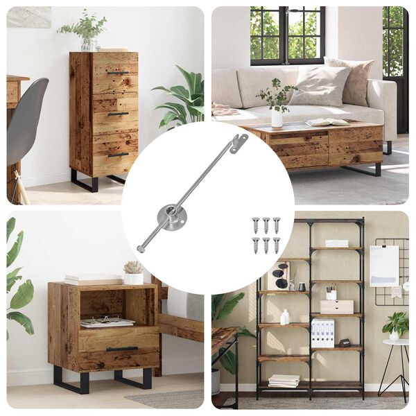 vidaXL Gaasitugi 439 pcs H&otilde;bedane Raud