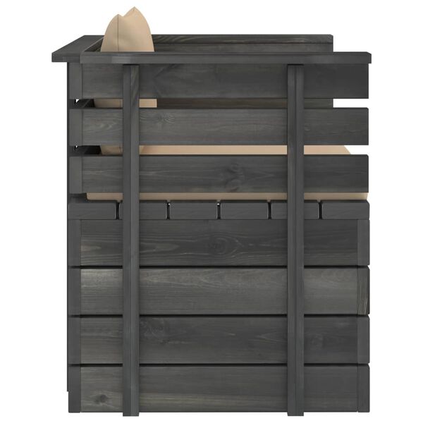 vidaXL aia tugitool istmepatjadega m&auml;nnipuit