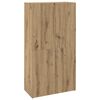 vidaXL Kontorikapp riiuliga Vana puit 60 x 32 x 115 cm Tehispuit