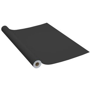 vidaXL iseliimuv m&ouml;&ouml;blikile, must, 500 x 90 cm, PVC