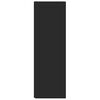 vidaXL nurgakapp, must, 33 x 33 x 100 cm, tehispuit