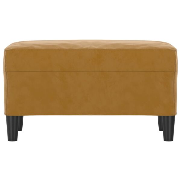 vidaXL pink, pruun, 70 x 35 x 41 cm, samet