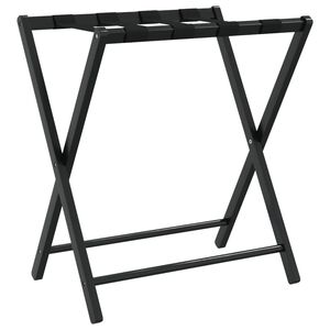 vidaXL pagasialus, must, 68,5 x 38 x 58 cm, bambus