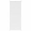 Plisseekardin 70 x 200 cm valge