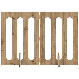 vidaXL Volditav lemmikloomade aed 2 tk Artisan tamm 100,5 x 38 x 70 cm