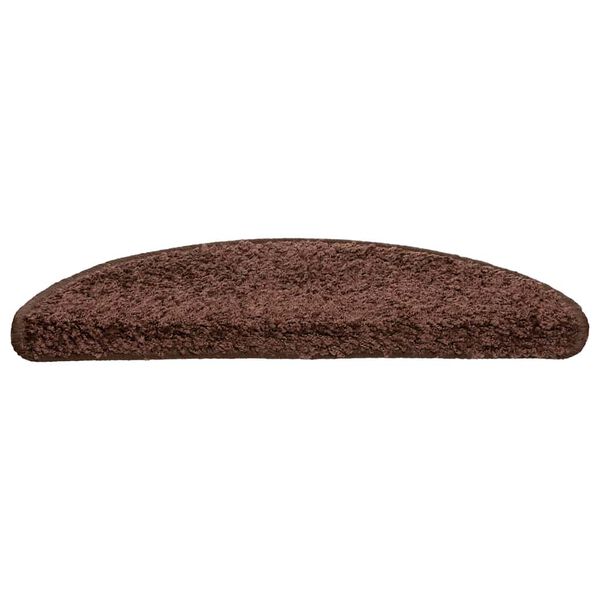 vidaXL trepimatid 30 tk 56 x 17 x 3 cm pruunid poolringikujulised