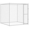 vidaXL Koerapuur H&otilde;bedane 200 x 200 x 200 cm Tsinkteras