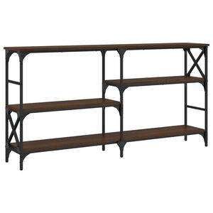 vidaXL konsoollaud, pruun tamm, 150x29x76,5 cm, tehispuit